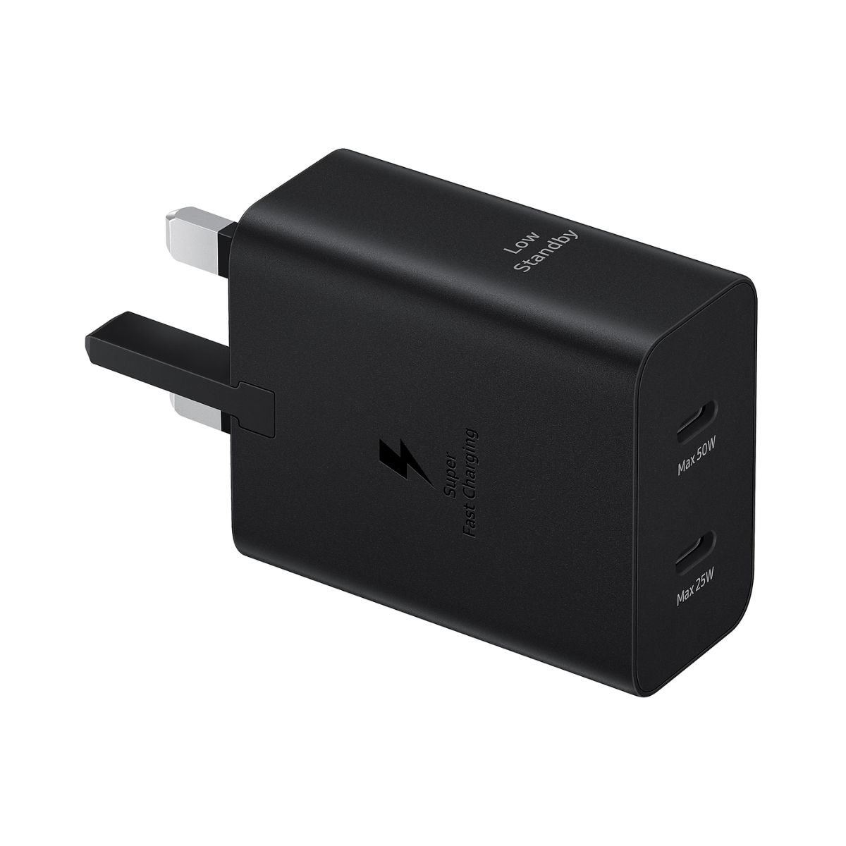 Samsung 50W PD Duo Power Adapter with 5A USB C Cable – Black | Adaptors
