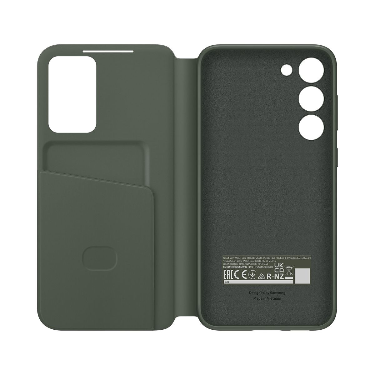 Samsung Galaxy S23 Plus Smart View Wallet Case – Green | Samsung Galaxy Cover Samsung Galaxy S23 Plus Smart View Wallet Case – Green | Samsung Galaxy Cover