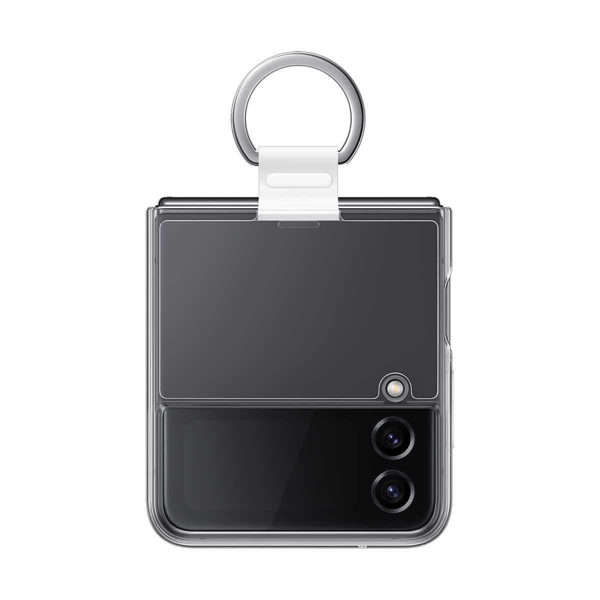 Samsung Galaxy Z Flip4 Clear Cover with Ring - Transparent | Covers