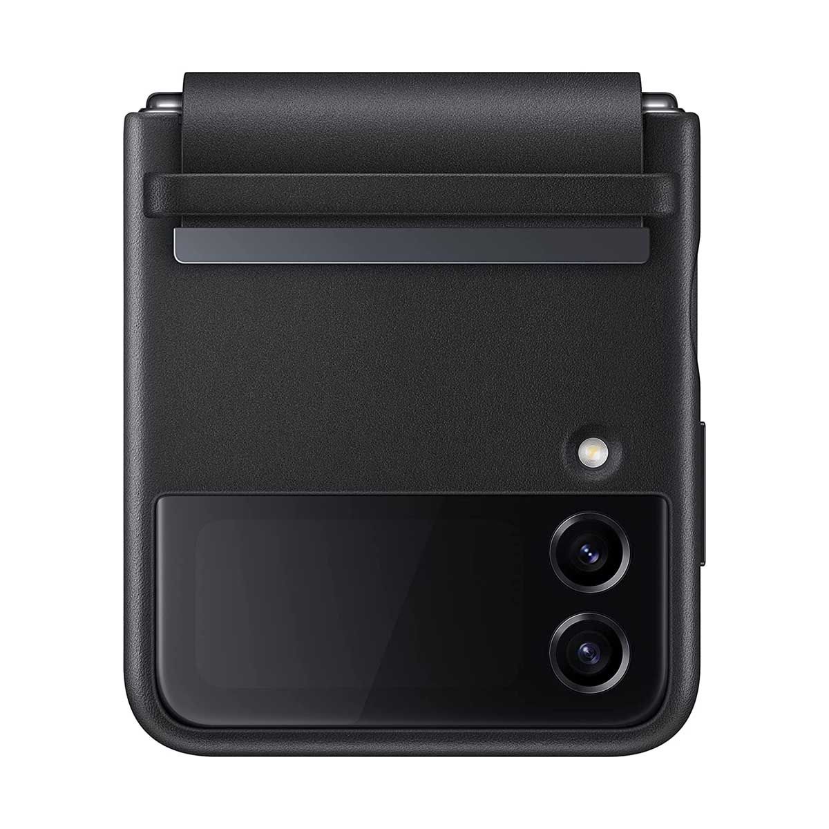 Samsung Galaxy Z Flip4 Flap Leather Cover | Black | pink | Covers