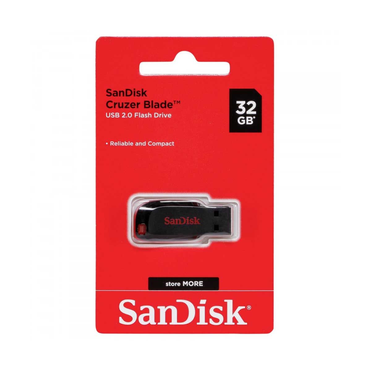 SanDisk Cruzer Blade USB 32GB Flash Drive | Accessories