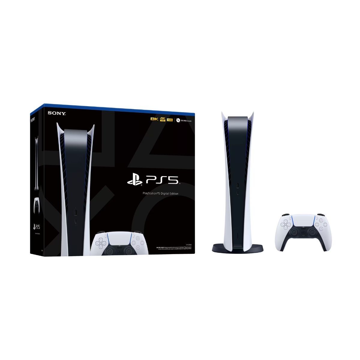 Sony PlayStation 5 Digital Edition Console - 825 GB | Gaming | Video Game