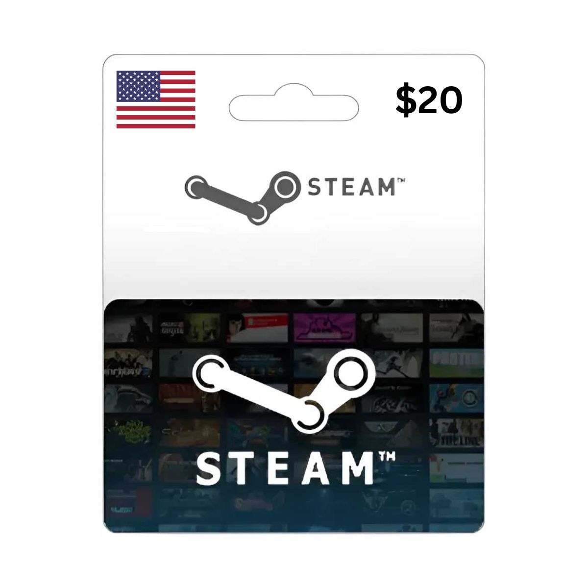 Steam $20 USA Digital Card | e-voucher