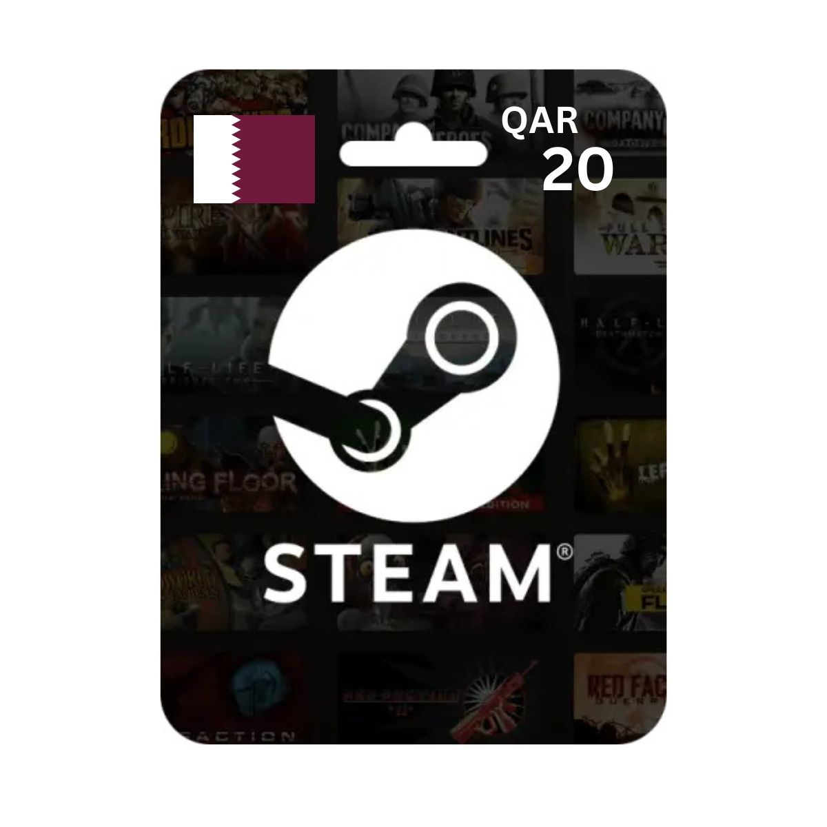 Steam Gift Card - Qatar Store 20 QAR Digital Card | e-voucher