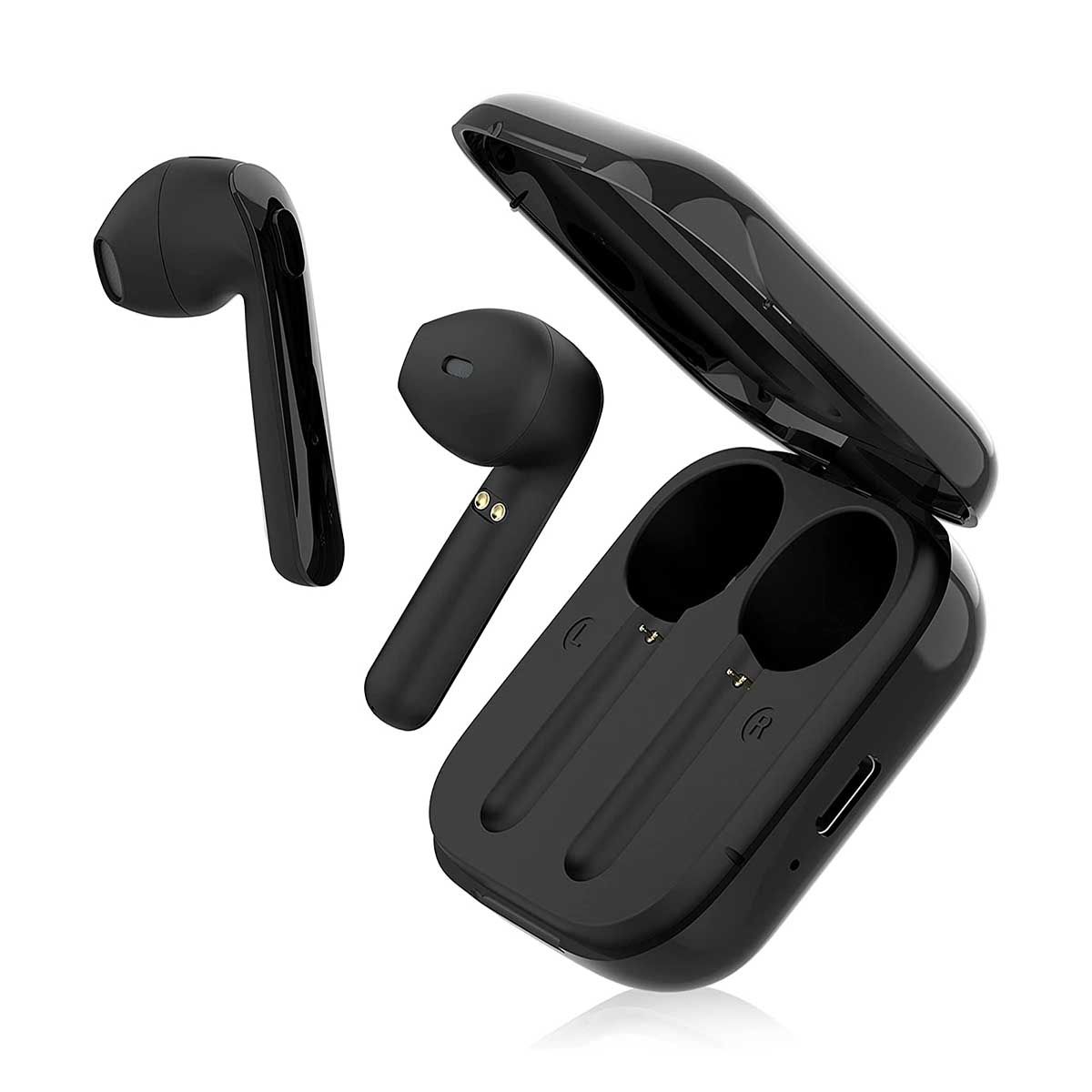 BLU Aria Pod Bluetooth Headphones | Black | White | Headphones