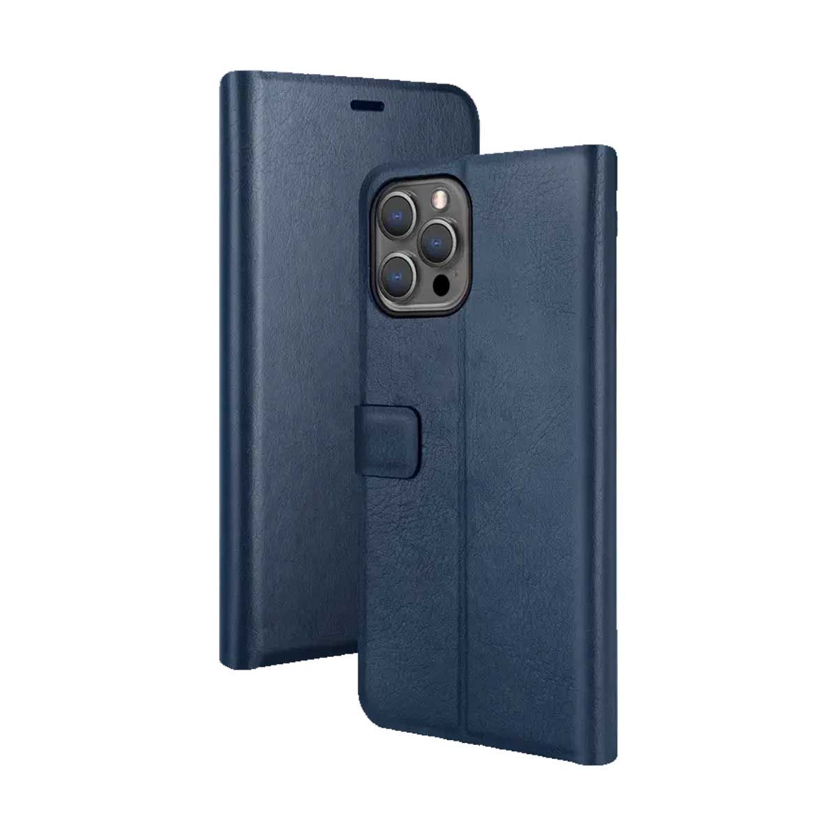 Viva Madrid Finura Synthetic Leather Case for Apple iPhone 13 Pro - Blue | Covers