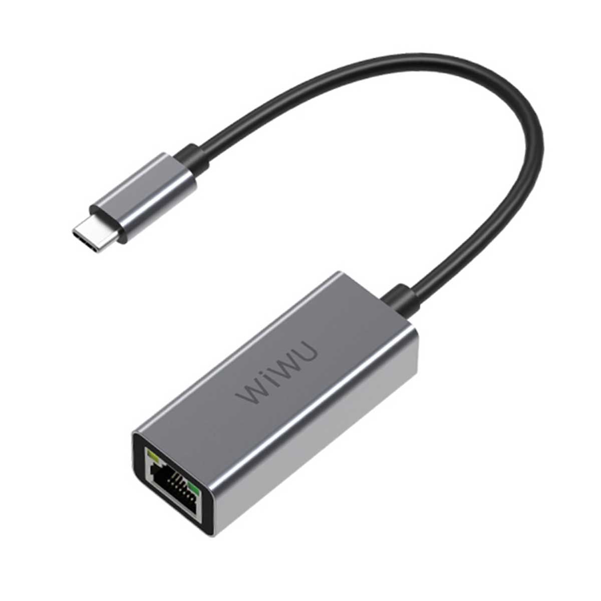WiWU Alpha RJ45 Type-C to LAN for MacBook - Gray | Accessories