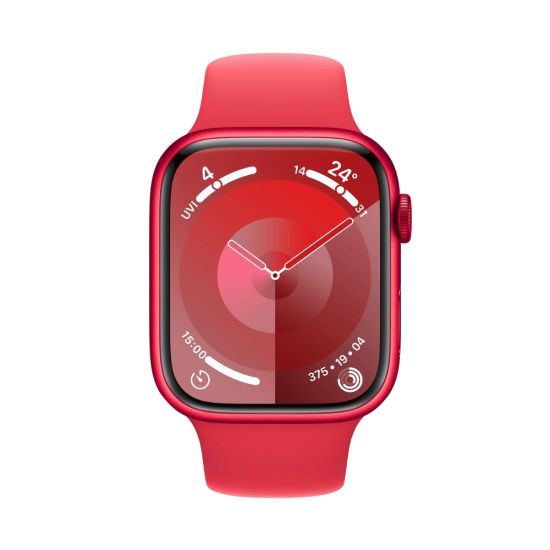 Apple Watch Series 9 GPS 45mm - Red Aluminum Case with Red Sport Band